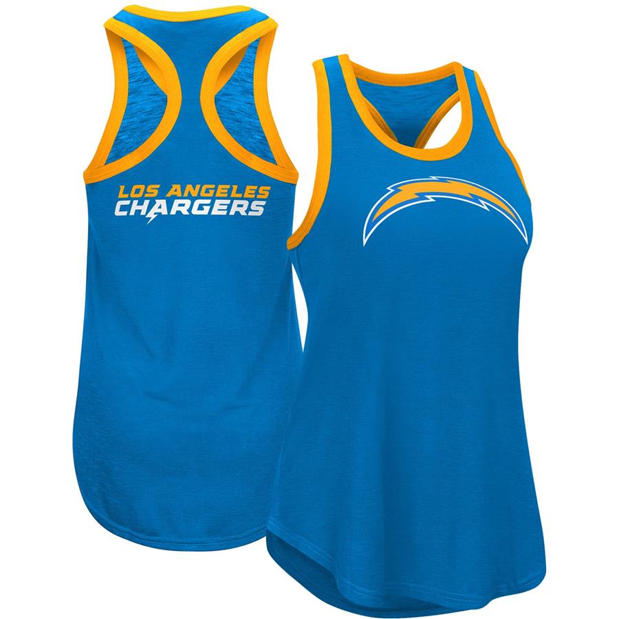 Женская майка Los Angeles Chargers G-III 4Her by Carl Banks Tater (тёмно-синий)