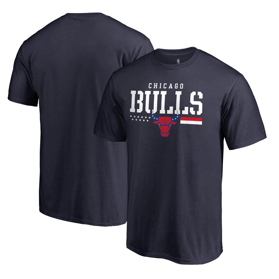 Chicago Bulls Fanatics Branded Hoops For Troops T-Shirt - Navy