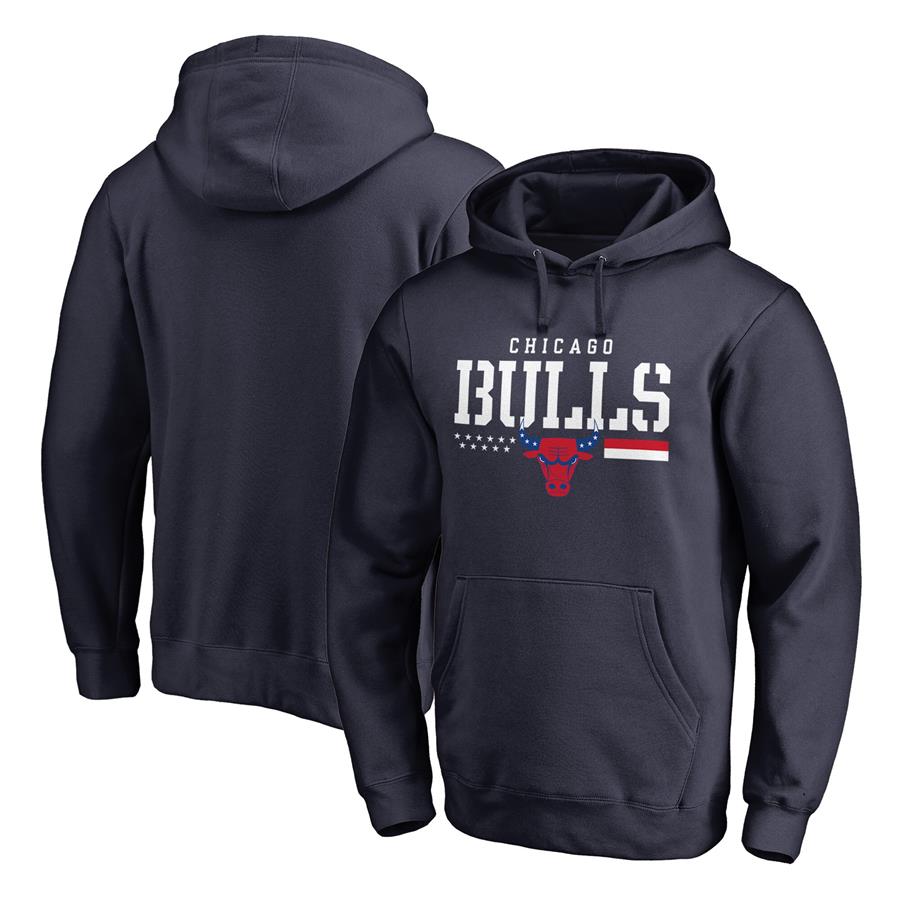 Chicago Bulls Fanatics Branded Hoops For Troops Pullover Hoodie - Navy