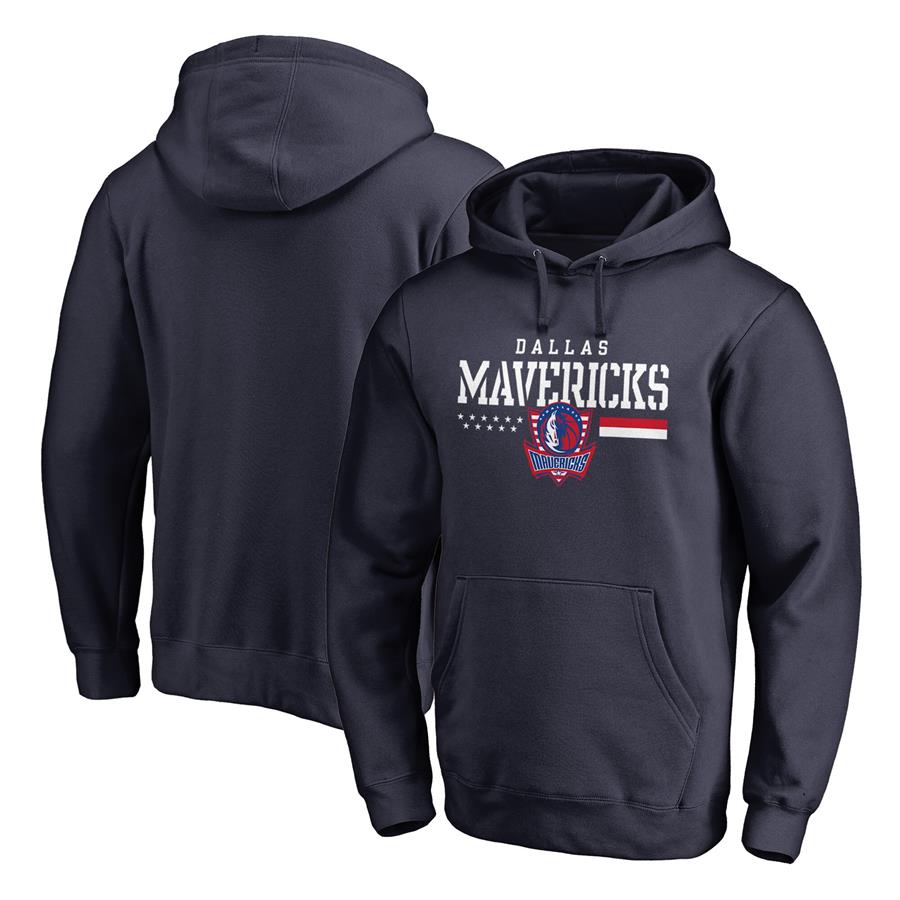 Dallas Mavericks Fanatics Branded Hoops For Troops Pullover Hoodie - Navy