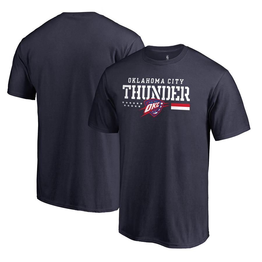 Oklahoma City Thunder Fanatics Branded Hoops For Troops T-Shirt - Navy