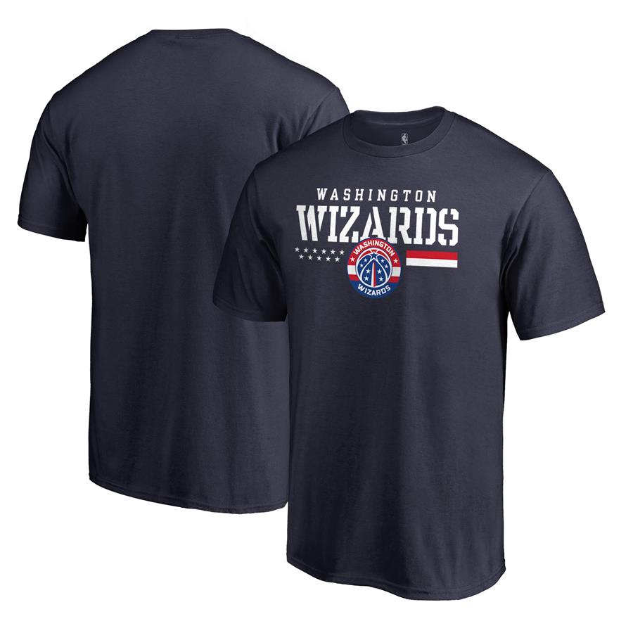 Washington Wizards Fanatics Branded Hoops For Troops T-Shirt - Navy