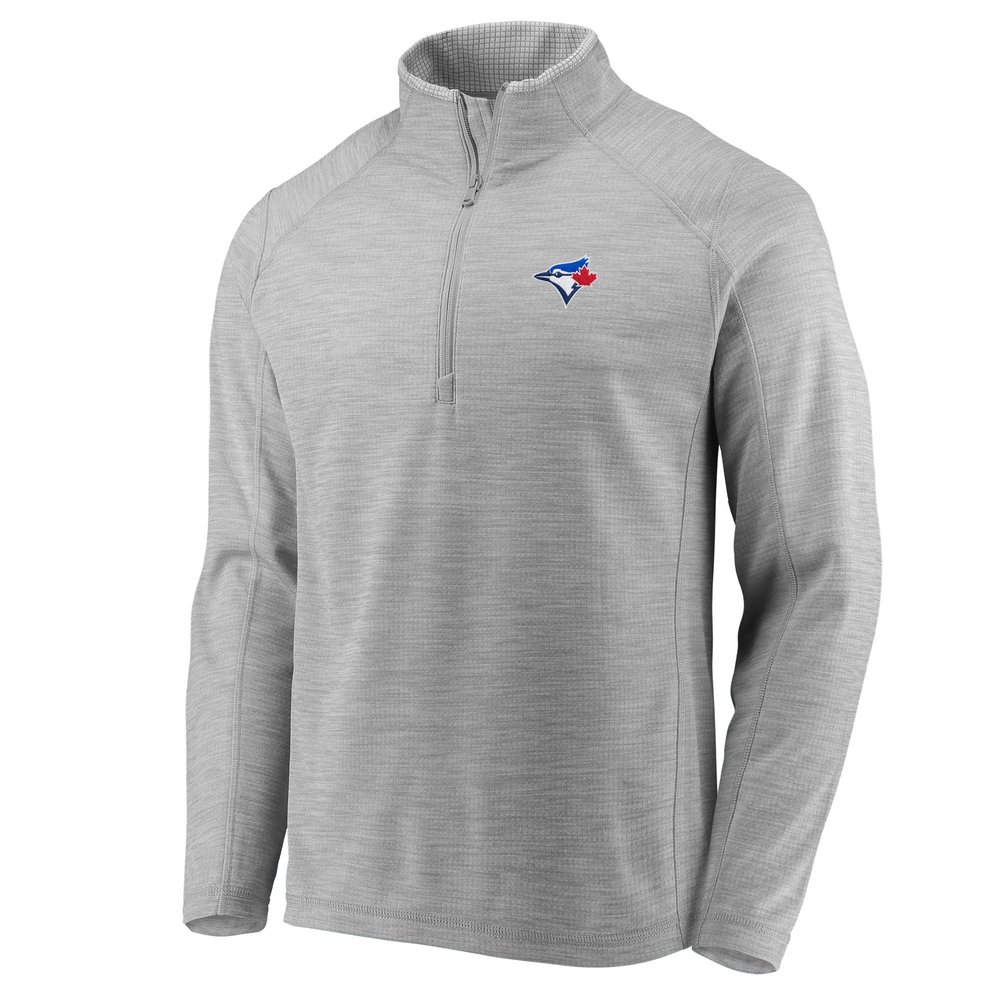 Toronto Blue Jays Vineyard Vines Performance Sankaty Half-Zip Pullover Jacket - Heathered Gray