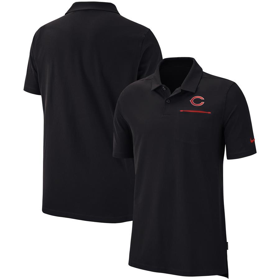 Chicago Bears Nike Sideline Elite Performance Polo - Navy