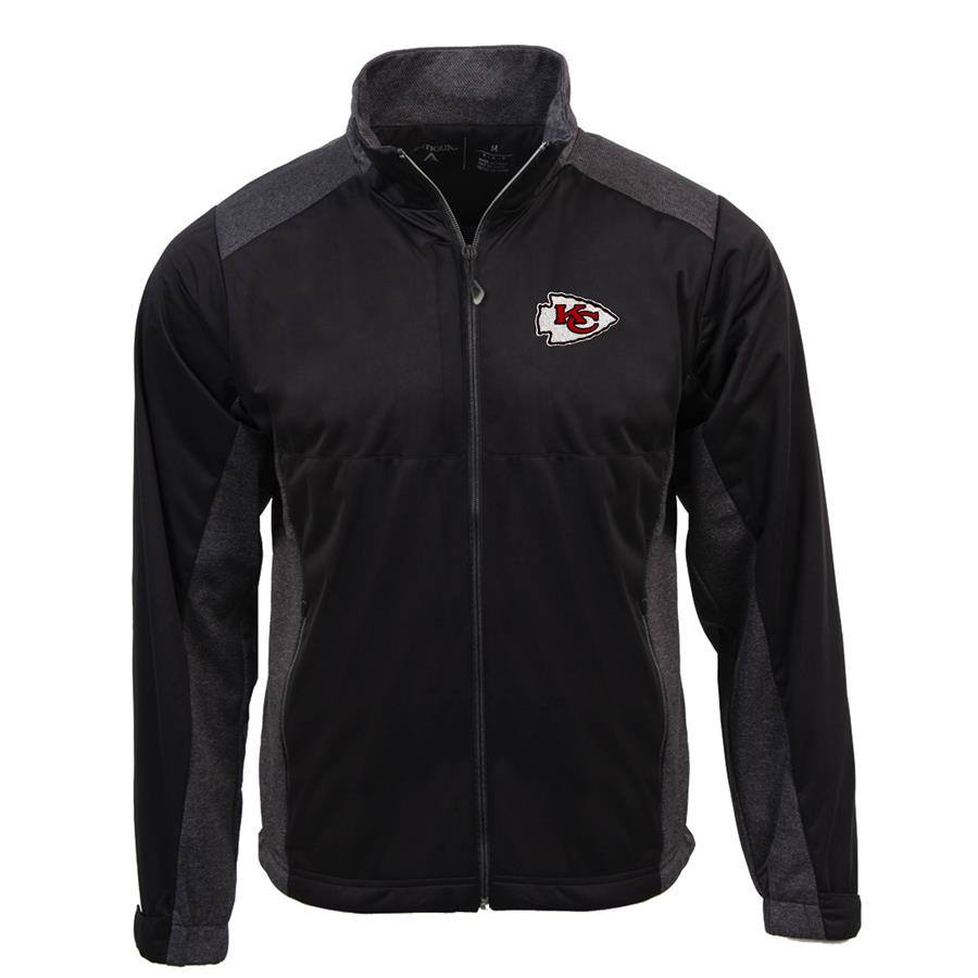 Kansas City Chiefs Antigua Revolve Full-Zip Jacket - Black