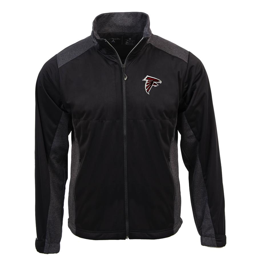 Atlanta Falcons Antigua Revolve Full-Zip Jacket - Black