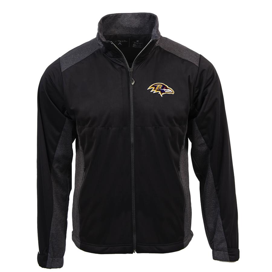 Baltimore Ravens Antigua Revolve Full-Zip Jacket - Black
