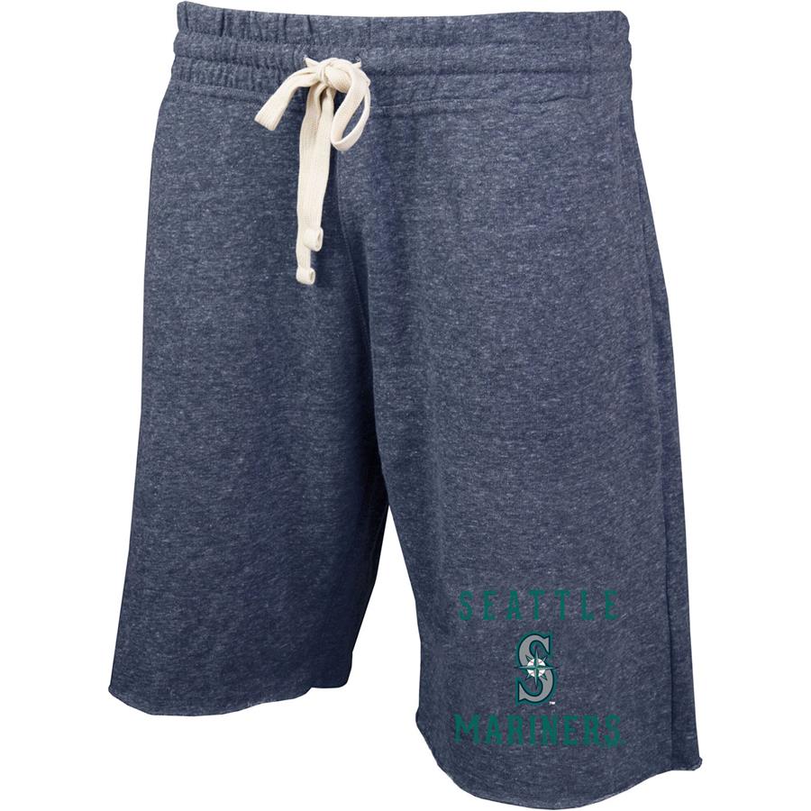 Seattle Mariners Concepts Sport Mainstream Tri-Blend Shorts - Heathered Navy