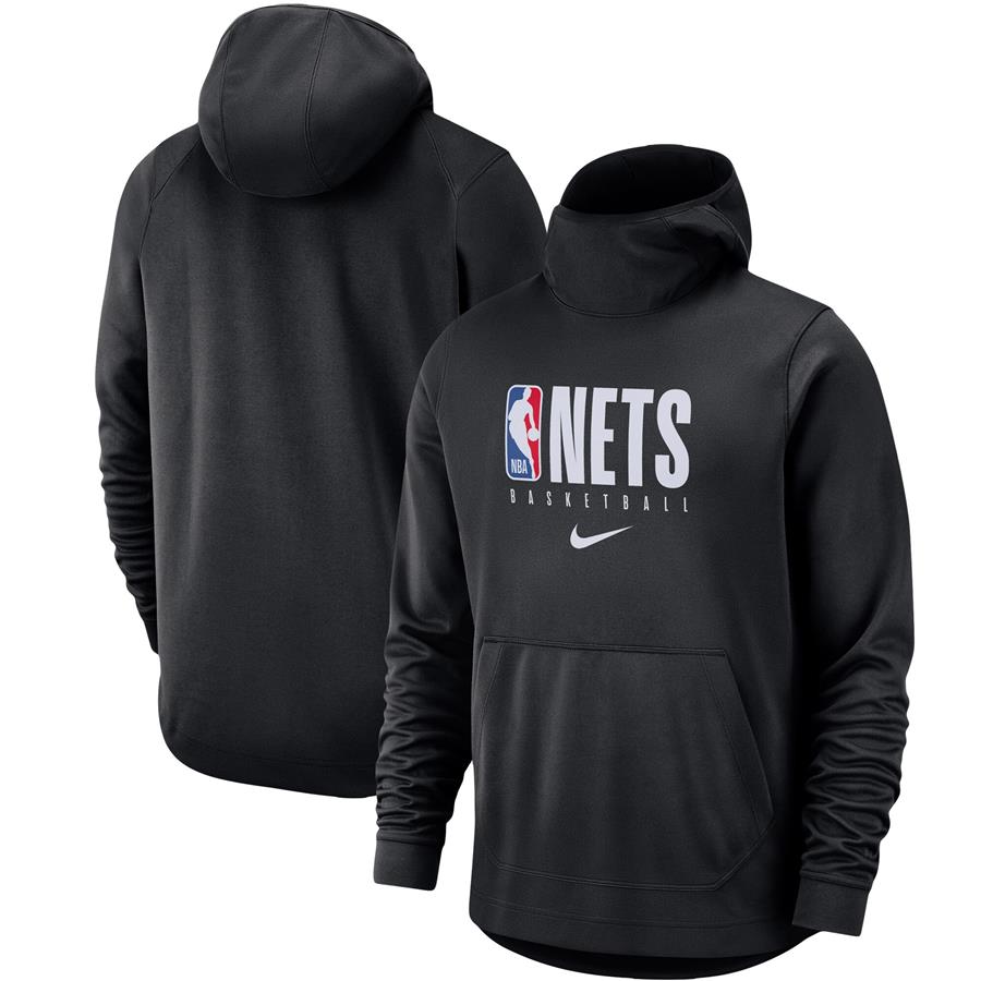 Brooklyn Nets Nike Spotlight Practice Performance Pullover Hoodie - Black