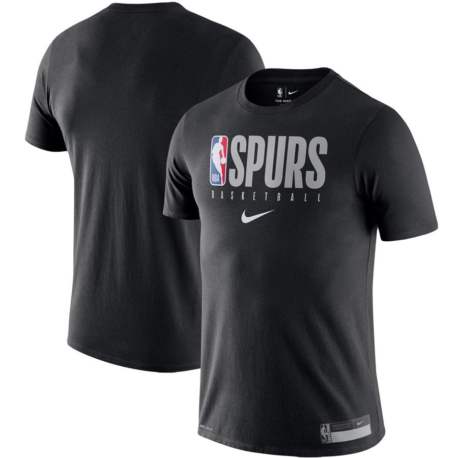 San Antonio Spurs Nike Essential Practice Performance T-Shirt - Black
