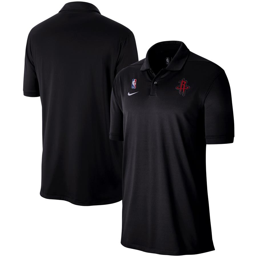 Houston Rockets Nike Statement Edition Coaches Performance Polo - Black