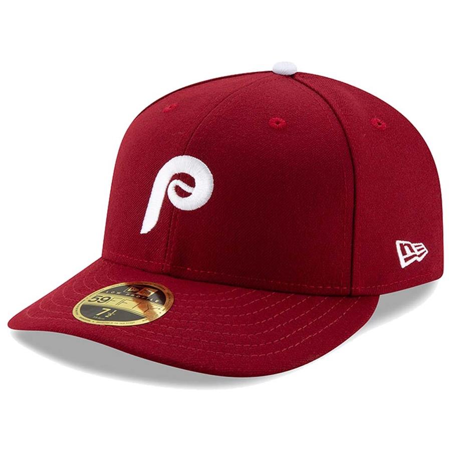 Кепка Philadelphia Phillies New Era Authentic Collection Alternate 2 On-Field Low Profile 59FIFTY Fitted (бордовый)