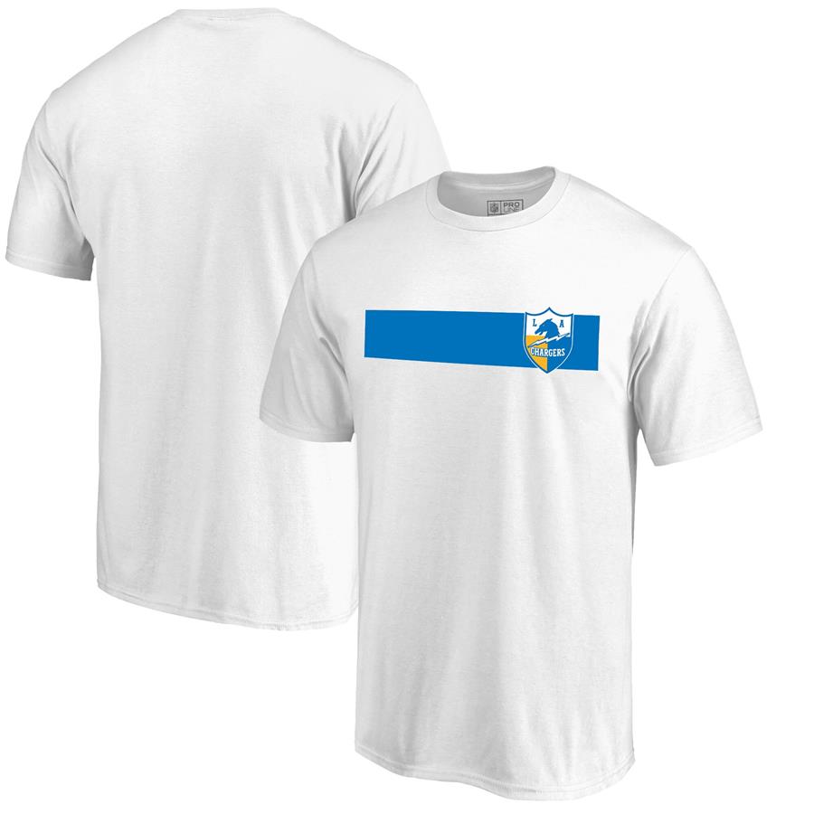 Футболка Los Angeles Chargers NFL Pro Line by Fanatics Branded Vintage Rugby Stripe (белый)