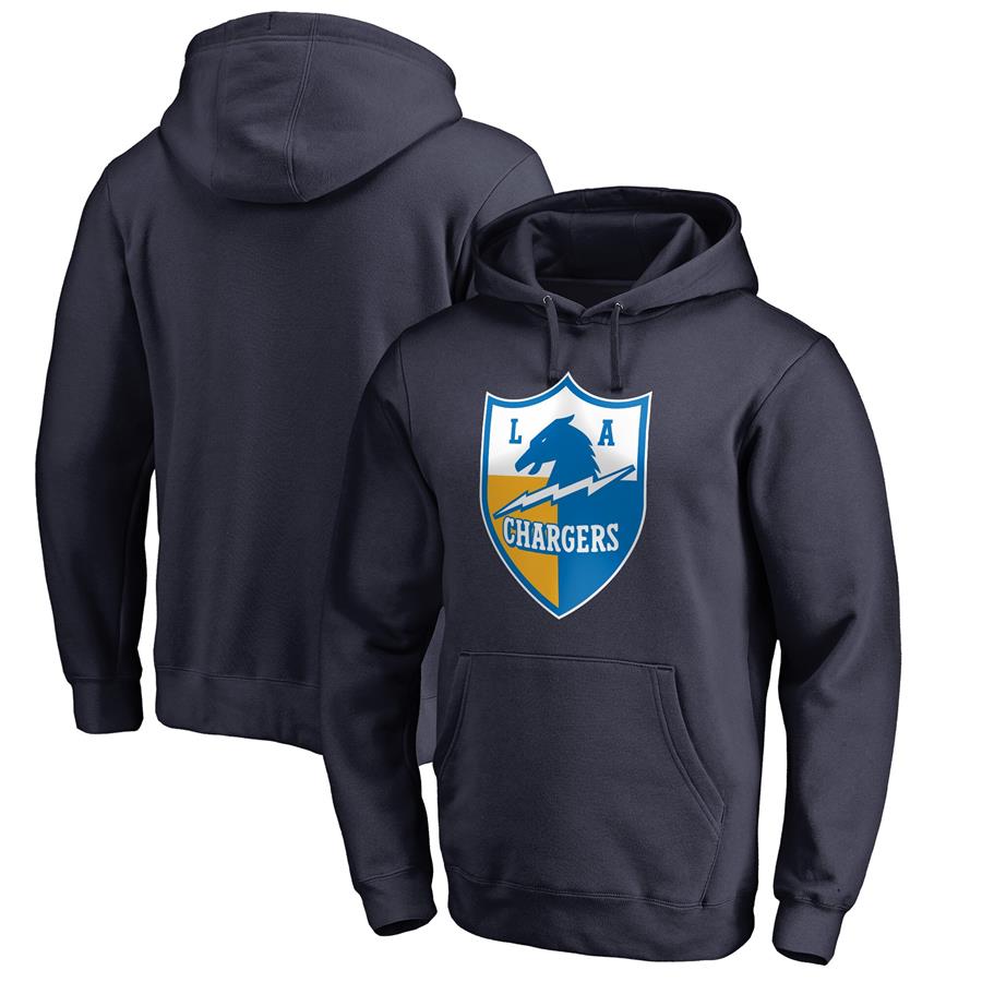 Худи Los Angeles Chargers NFL Pro Line by Fanatics Branded Vintage Shield Logo (тёмно-синий)