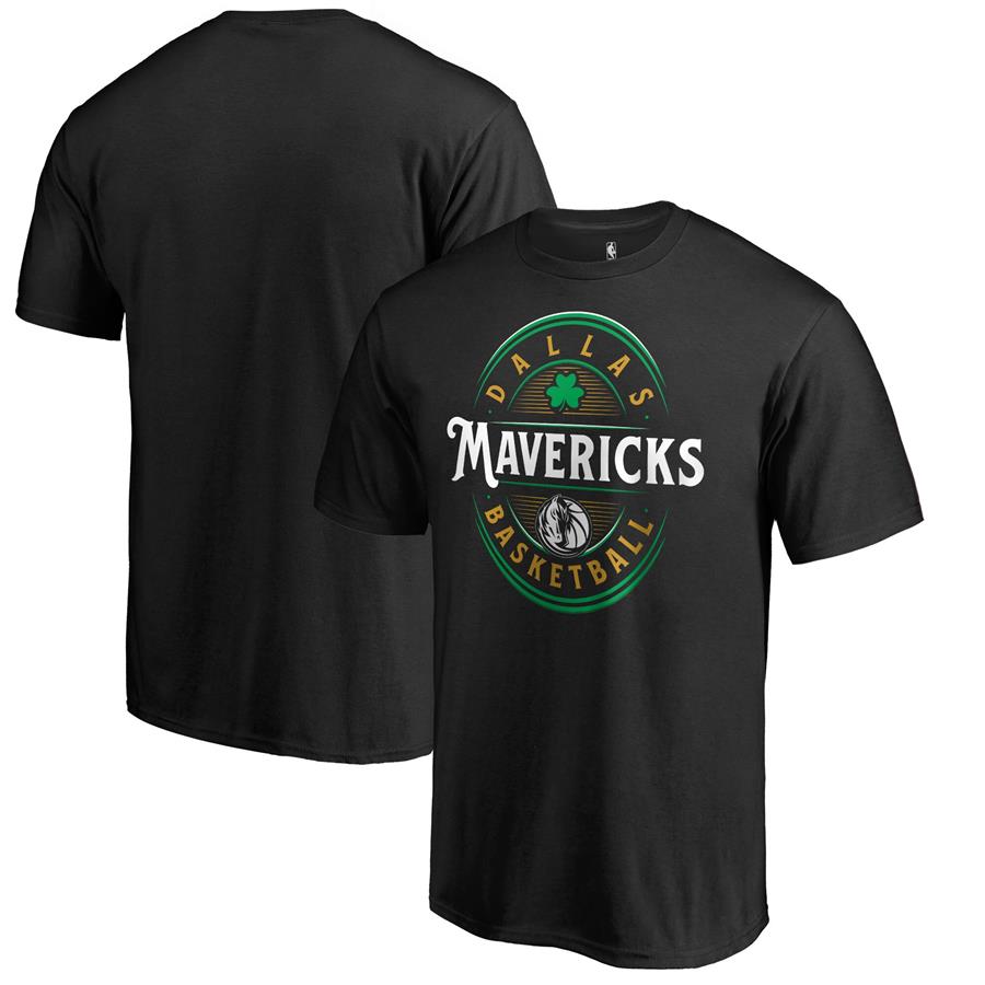 Dallas Mavericks Fanatics Branded Forever Lucky T-Shirt - Black