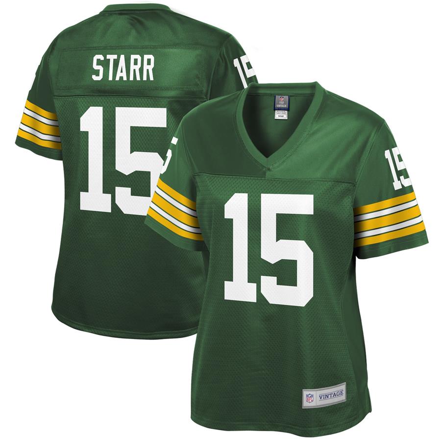 Bart Starr Green Bay Packers NFL Pro Line Women's Retired Player Jersey - Green