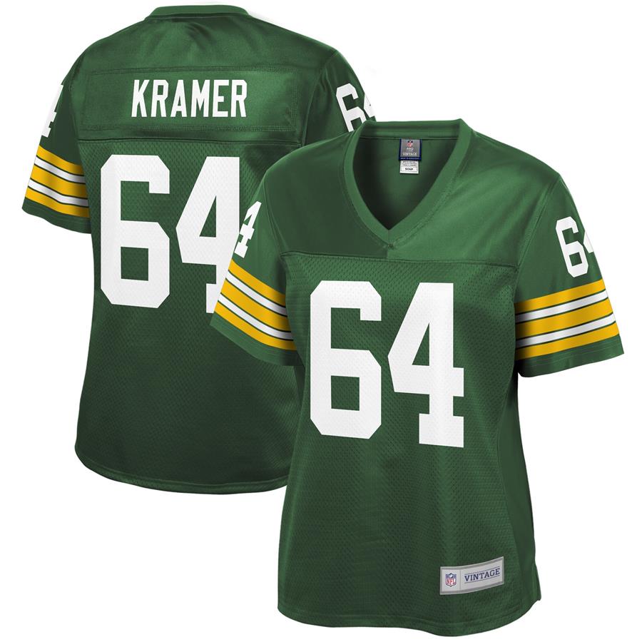 Jerry Kramer Green Bay Packers NFL Pro Line Women's Retired Player Jersey - Green