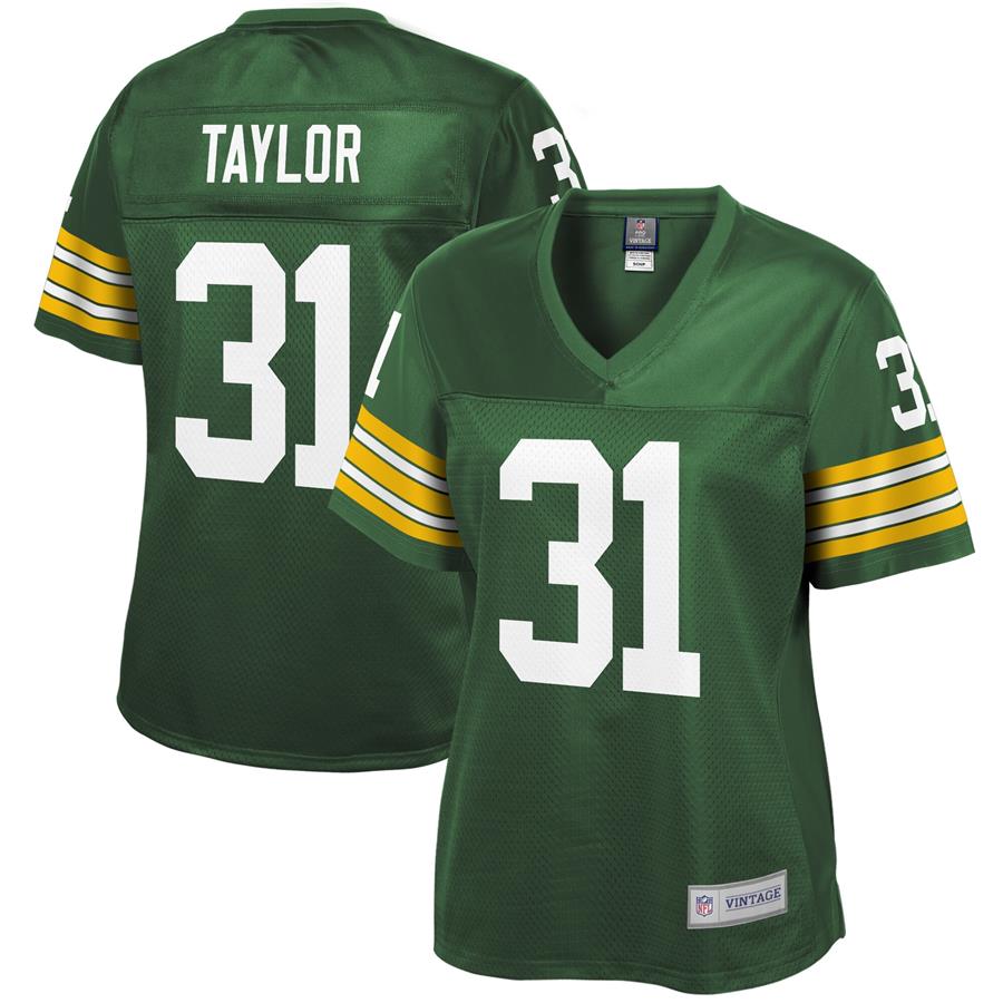 Jim Taylor Green Bay Packers NFL Pro Line Women's Retired Player Jersey - Green