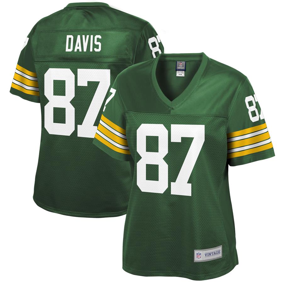 Willie Davis Green Bay Packers NFL Pro Line Women's Retired Player Jersey - Green