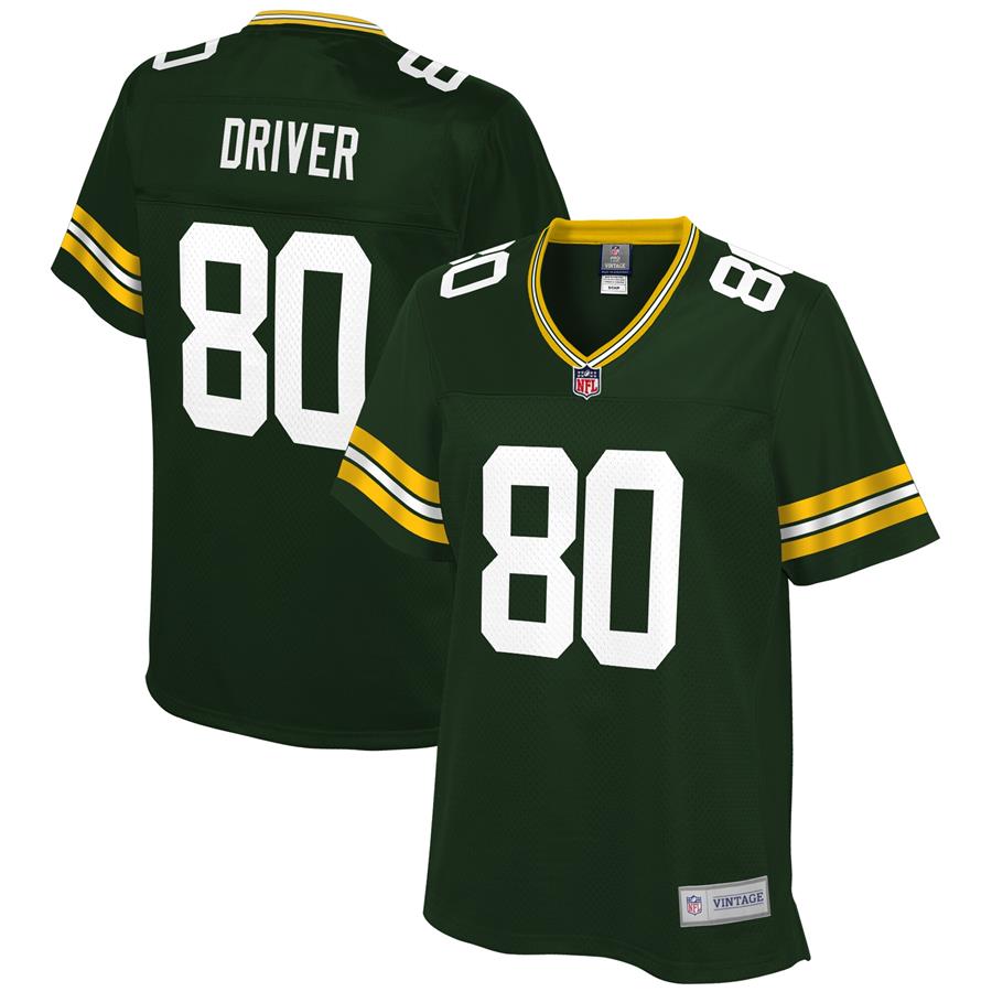 Donald Driver Green Bay Packers NFL Pro Line Women's Retired Player Jersey - Green