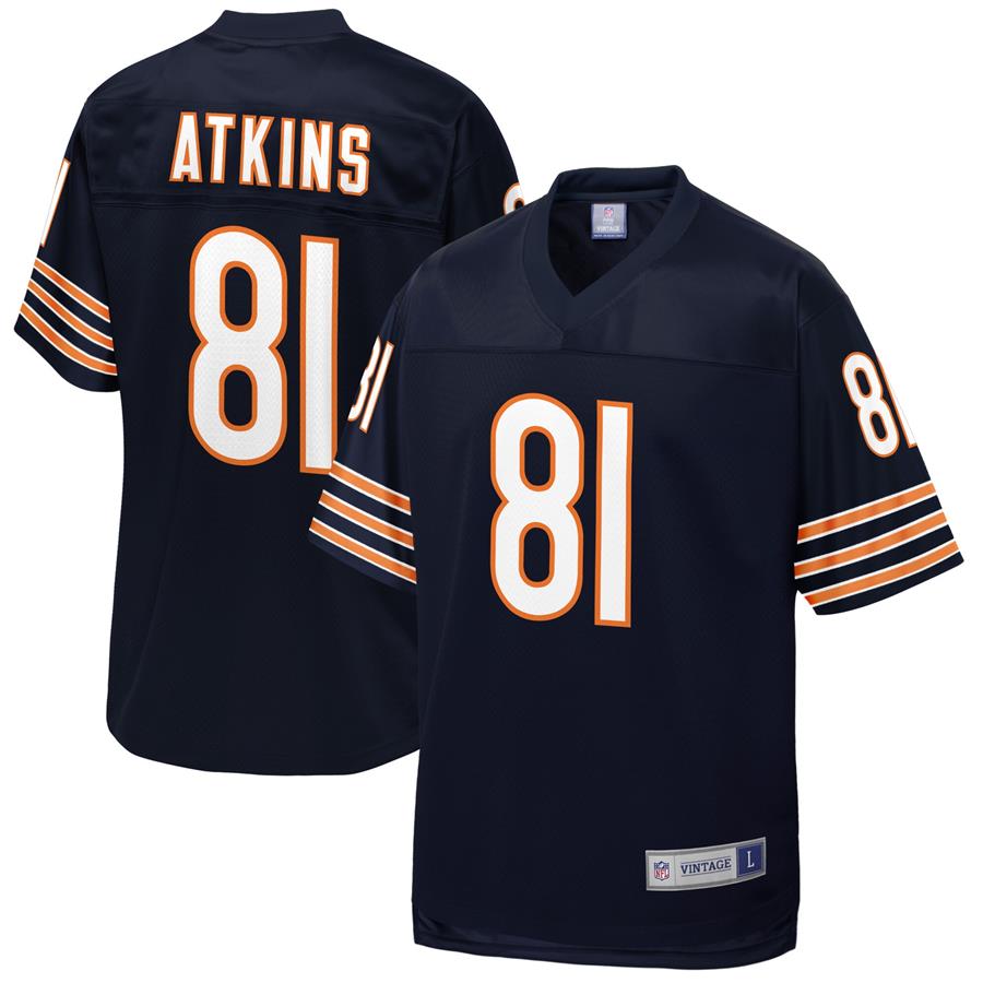 Doug Atkins Chicago Bears NFL Pro Line Replica Retired Player Jersey - Navy