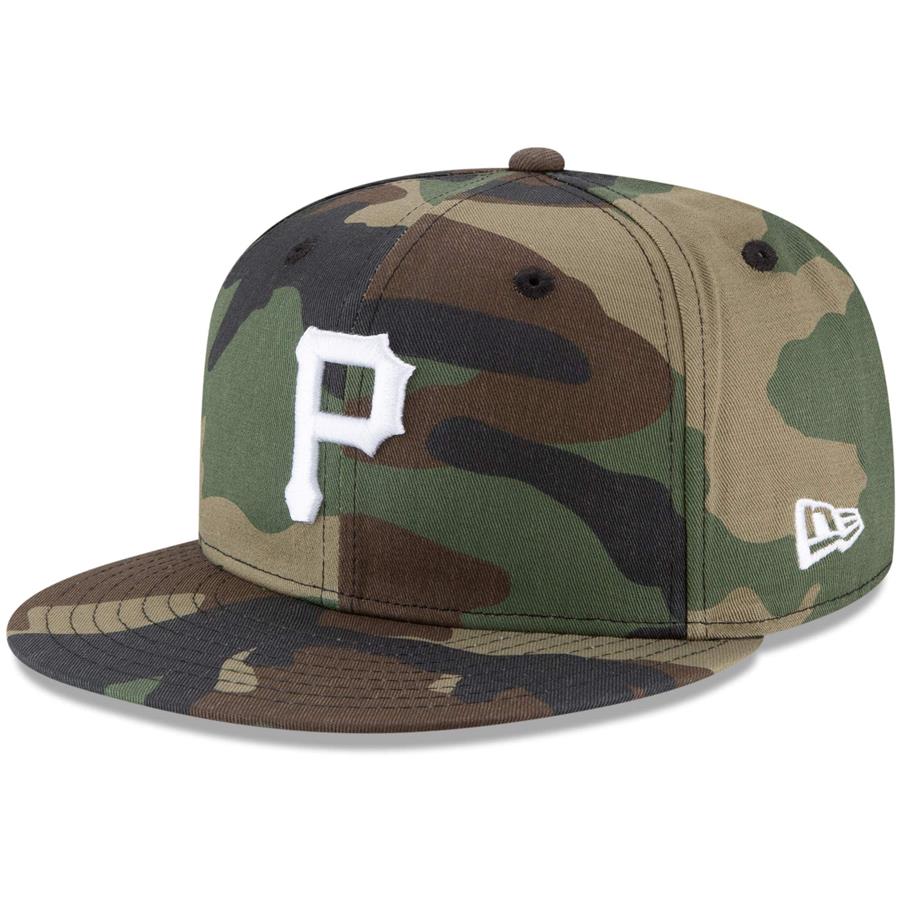 Pittsburgh Pirates New Era Basic 9FIFTY Snapback Hat - Camo