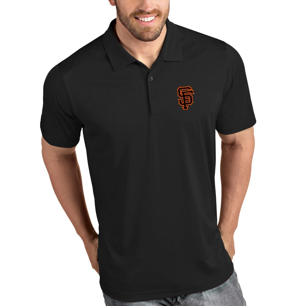 Поло San Francisco Giants Antigua Tribute (чёрный)
