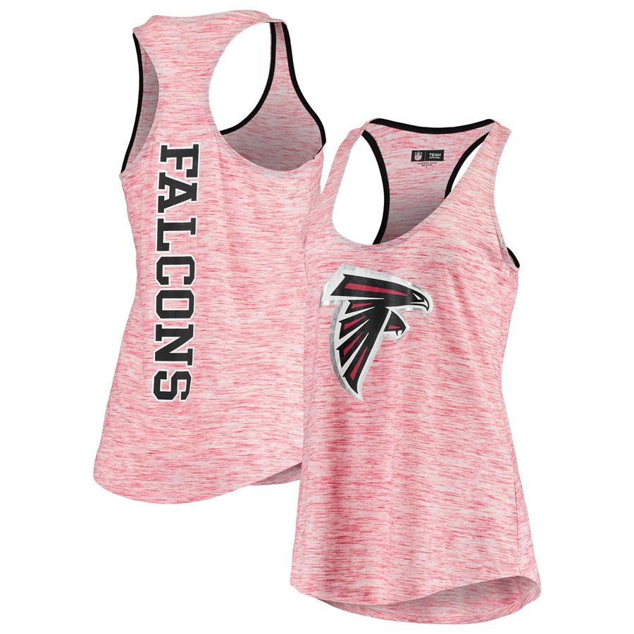 Atlanta Falcons New Era Women's Space Dye Tank Top - Red