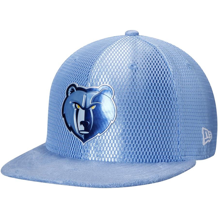 Memphis Grizzlies New Era 2017 NBA Draft Official On Court Collection 59FIFTY Fitted Hat - Light Blue