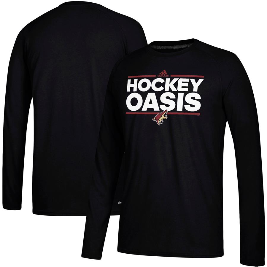 Arizona Coyotes adidas Local Ultimate Dassler Long Sleeve T-Shirt - Black