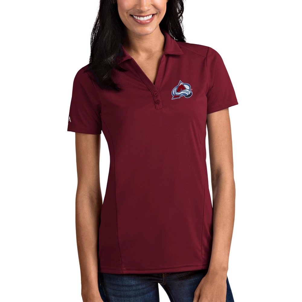 Colorado Avalanche Antigua Women's Tribute Polo - Burgundy