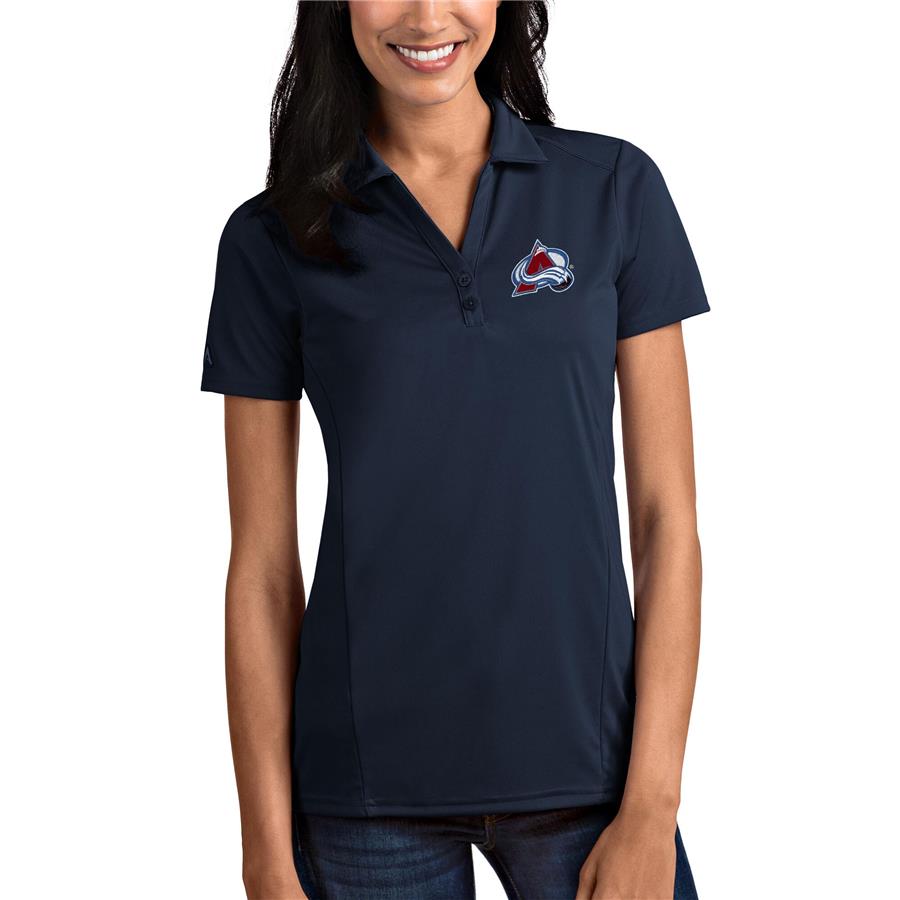 Colorado Avalanche Antigua Women's Tribute Polo - Navy