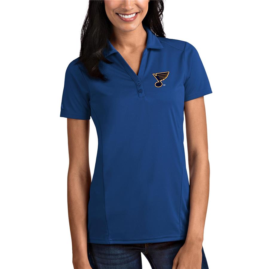 St. Louis Blues Antigua Women's Tribute Polo - Royal