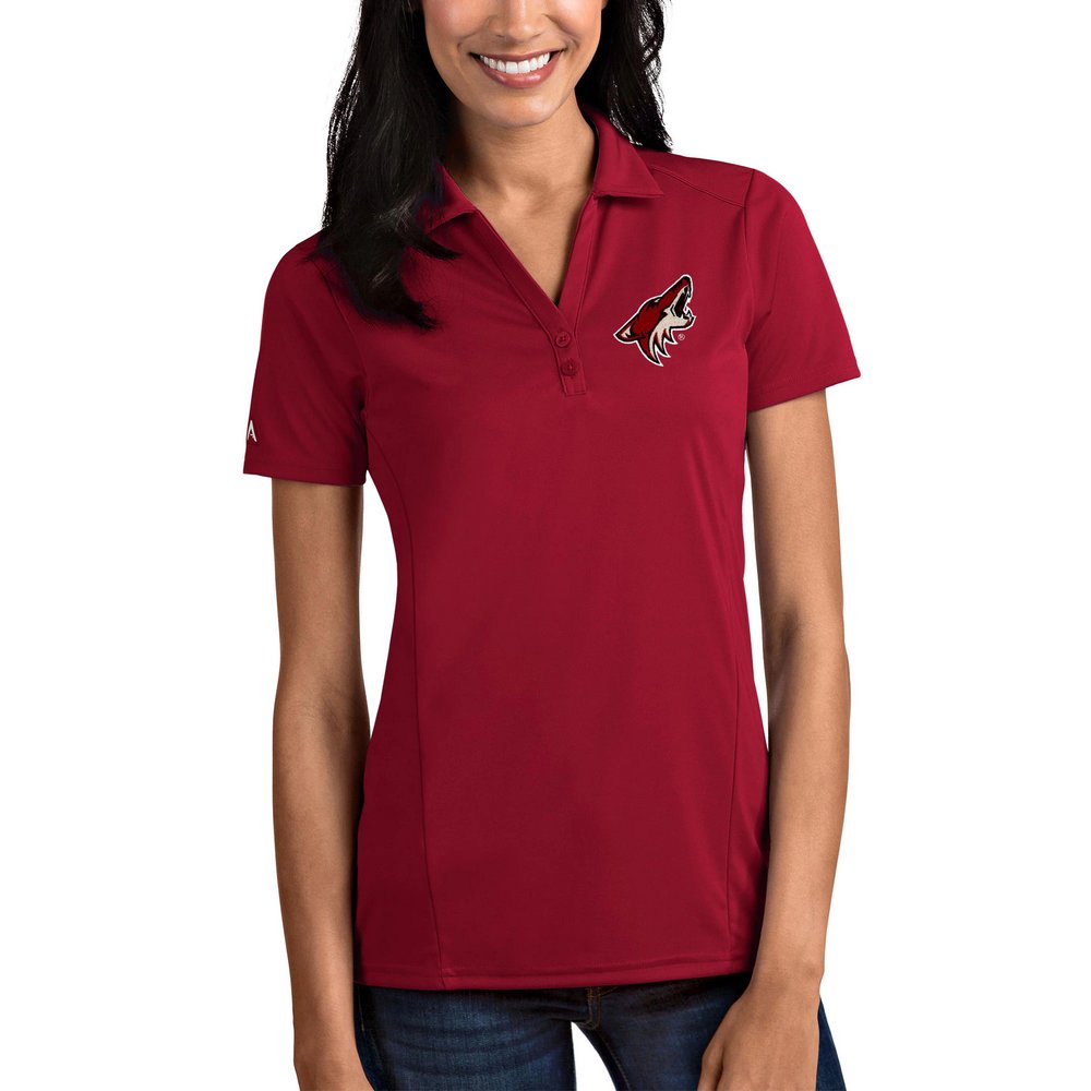 Arizona Coyotes Antigua Women's Tribute Polo - Garnet