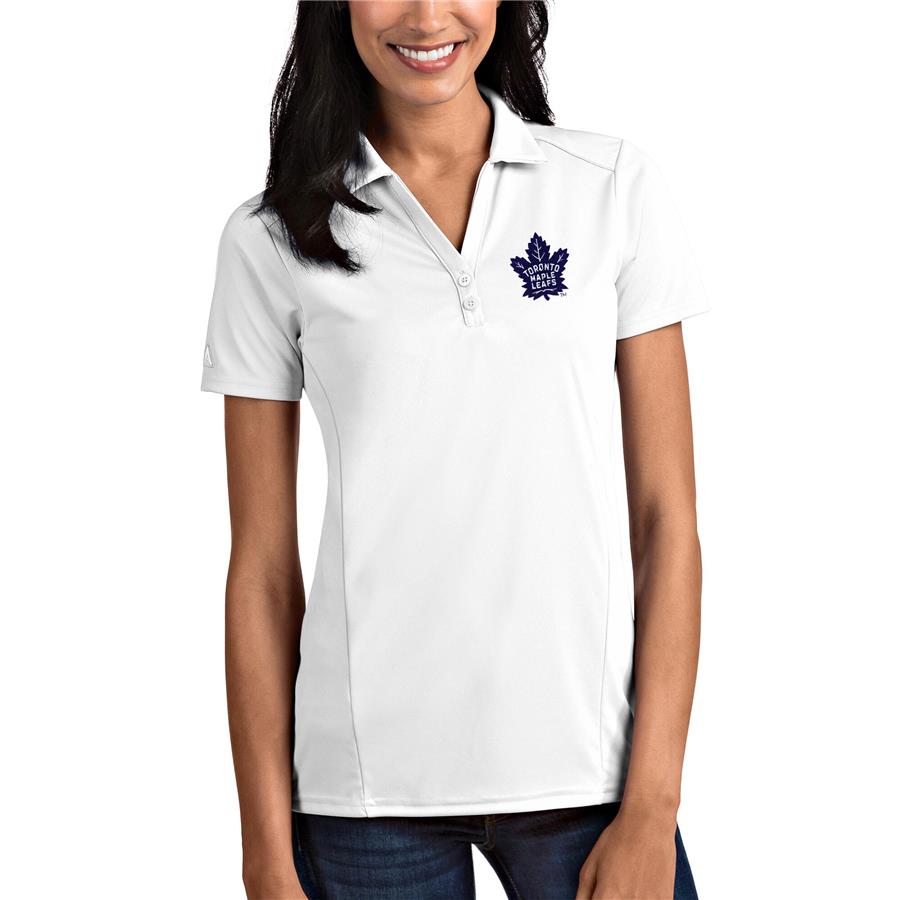 Toronto Maple Leafs Antigua Women's Tribute Polo - White