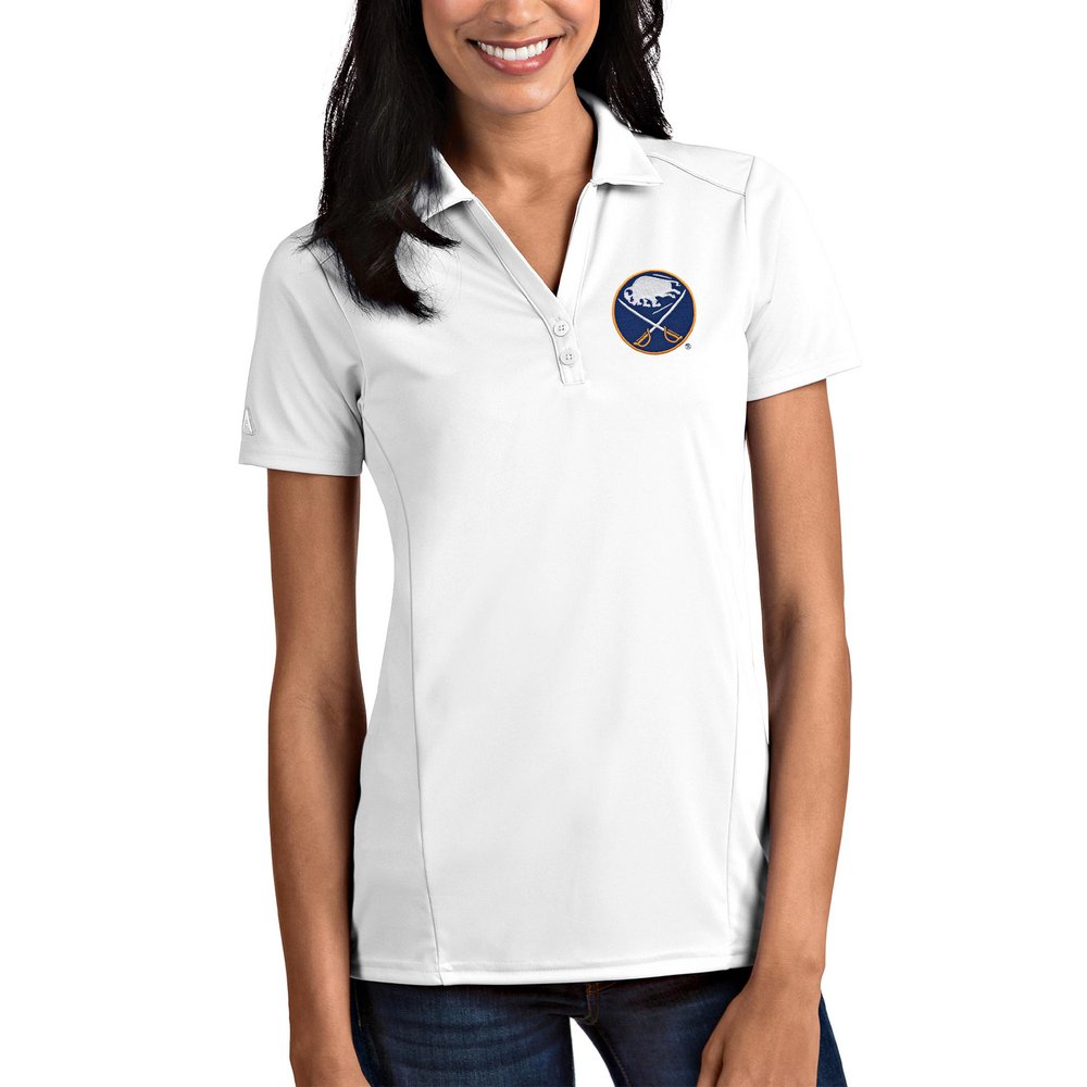 Buffalo Sabres Antigua Women's Tribute Polo - White
