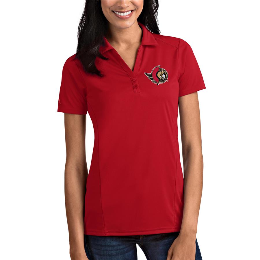 Ottawa Senators Antigua Women's Tribute Polo - Red