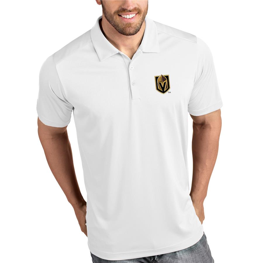 Vegas Golden Knights Antigua Tribute Polo - White