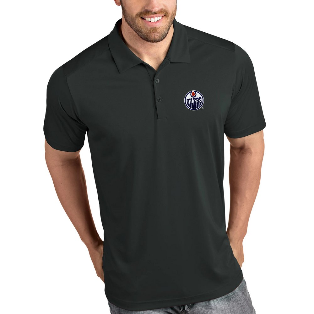 Edmonton Oilers Antigua Tribute Polo - Gray
