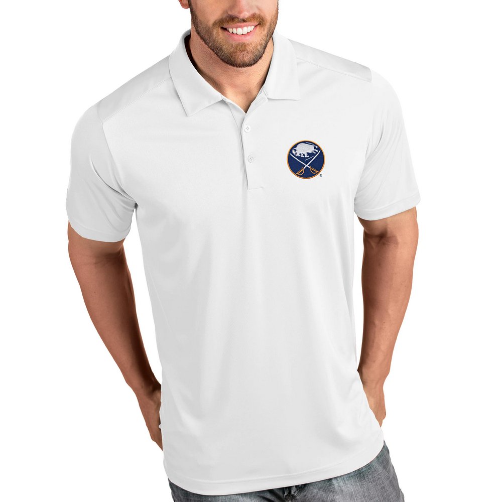 Buffalo Sabres Antigua Tribute Polo - White