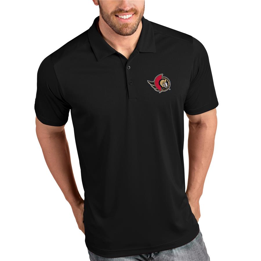 Ottawa Senators Antigua Tribute Polo - Black
