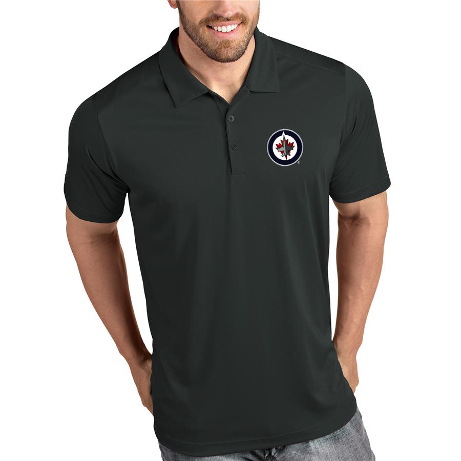 Winnipeg Jets Antigua Tribute Polo - Gray