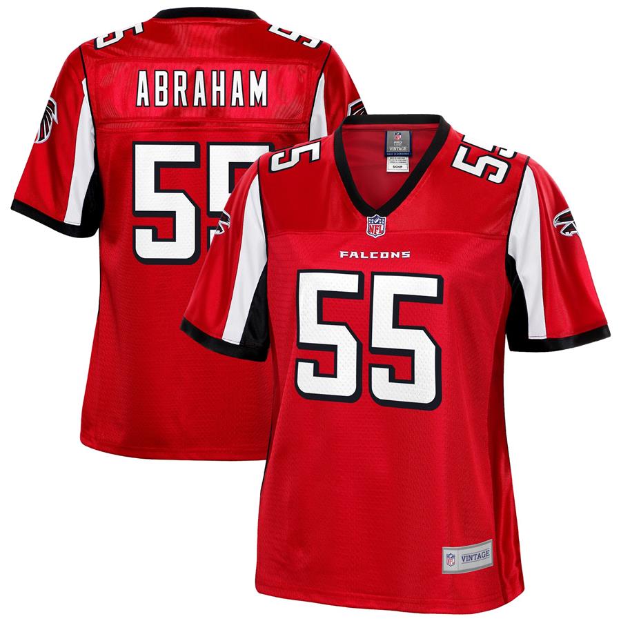 John Abraham Atlanta Falcons NFL Pro Line Women's Retired Player Jersey - Red
