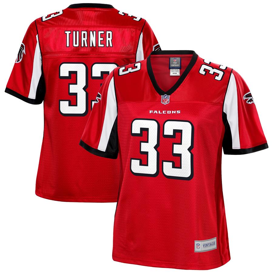 Michael Turner Atlanta Falcons NFL Pro Line Women's Retired Player Jersey - Red