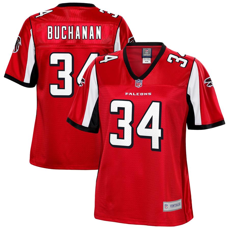 Ray Buchanan Atlanta Falcons NFL Pro Line Women's Retired Player Jersey - Red