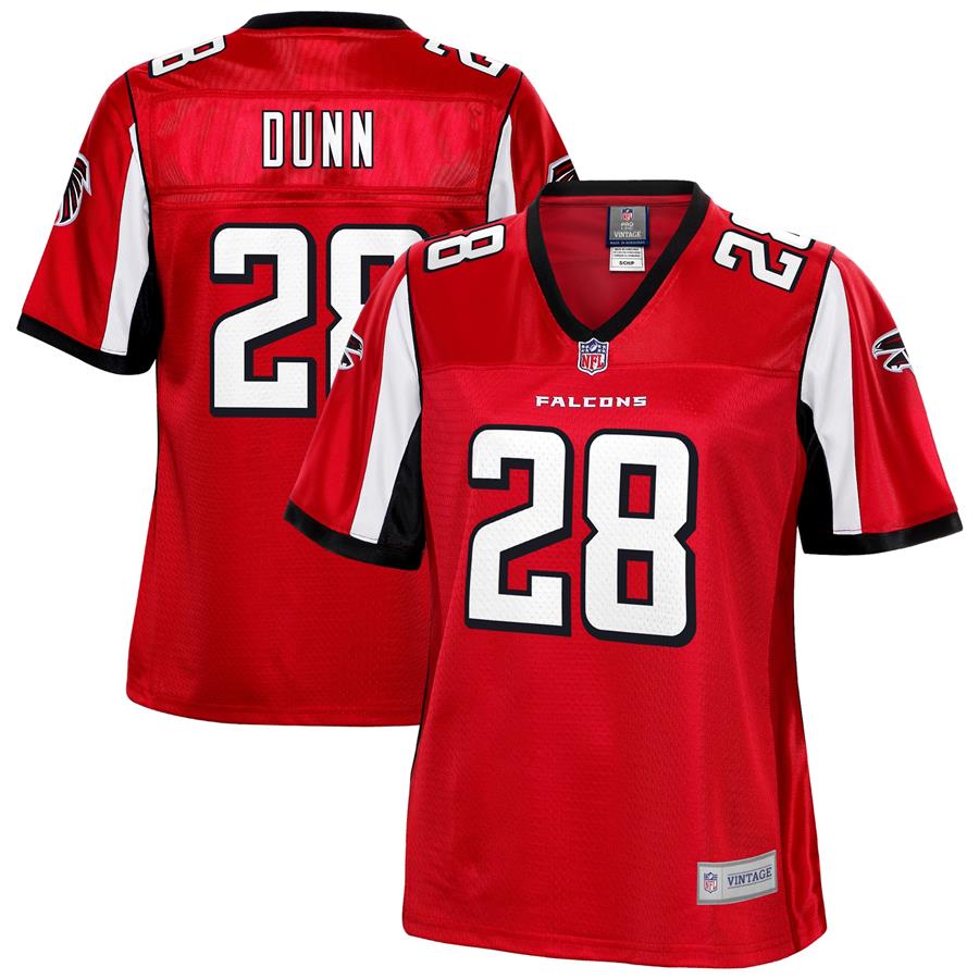 Warrick Dunn Atlanta Falcons NFL Pro Line Women's Retired Player Jersey - Red