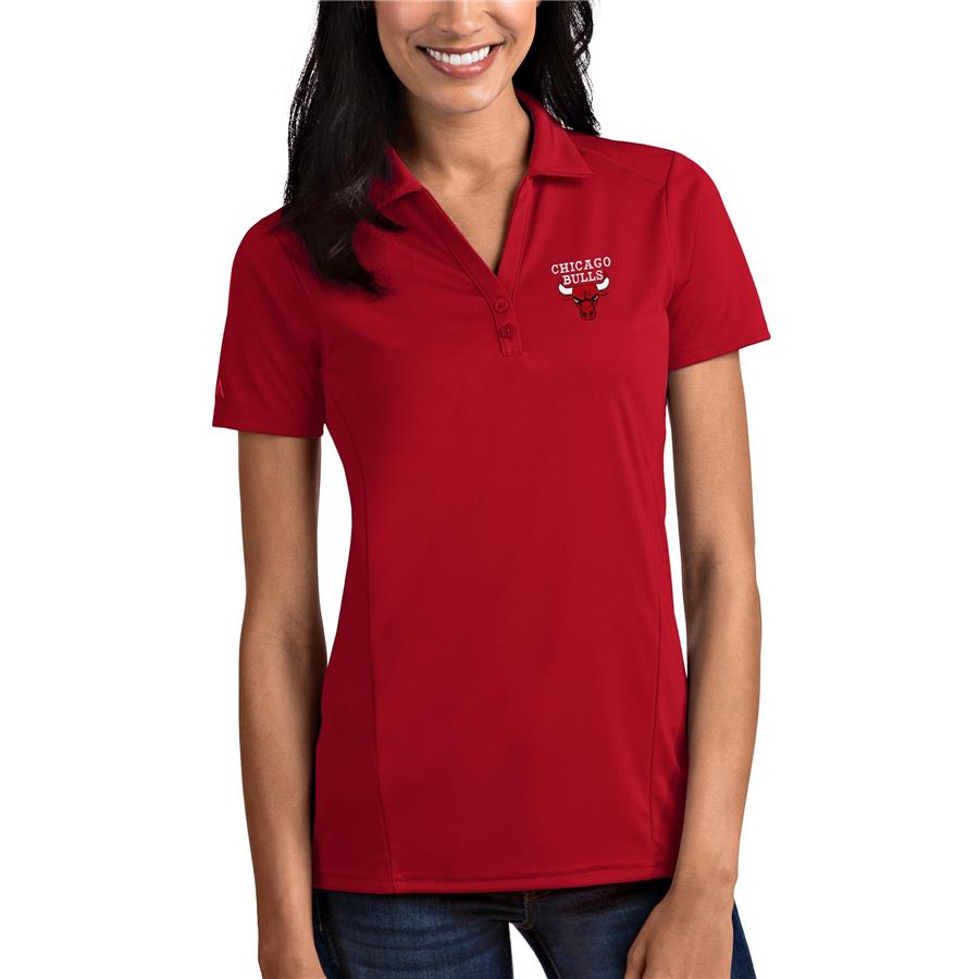 Chicago Bulls Antigua Women's Tribute Polo - Red