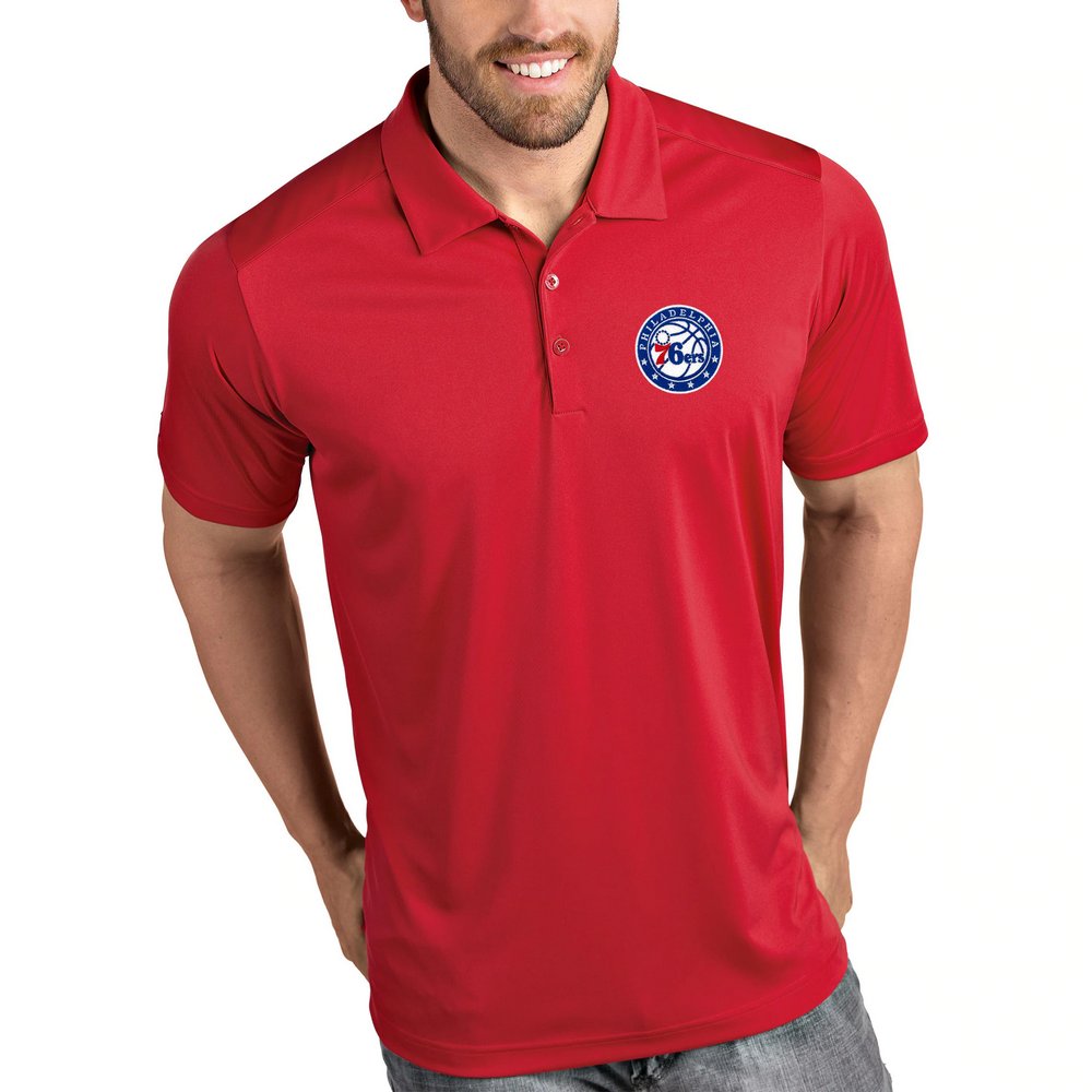 Philadelphia 76ers Antigua Tribute Polo - Red