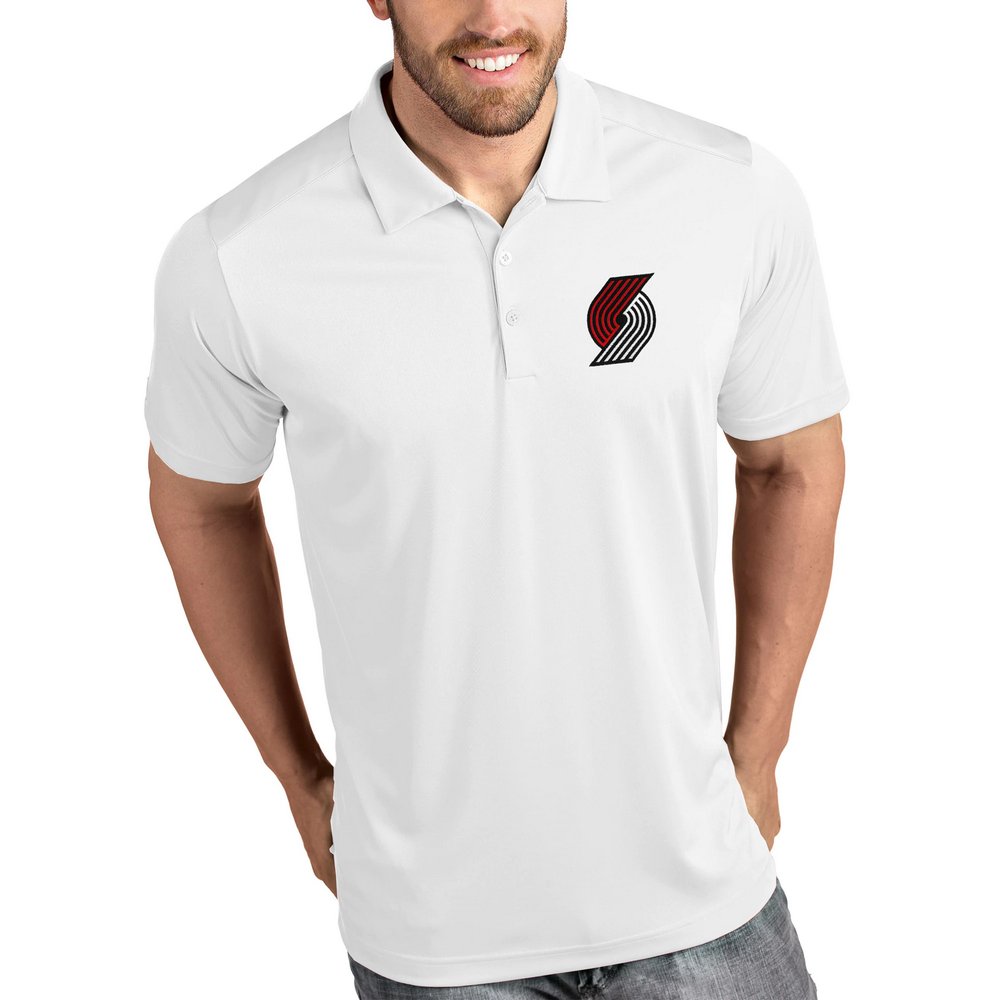 Portland Trail Blazers Antigua Tribute Polo - White