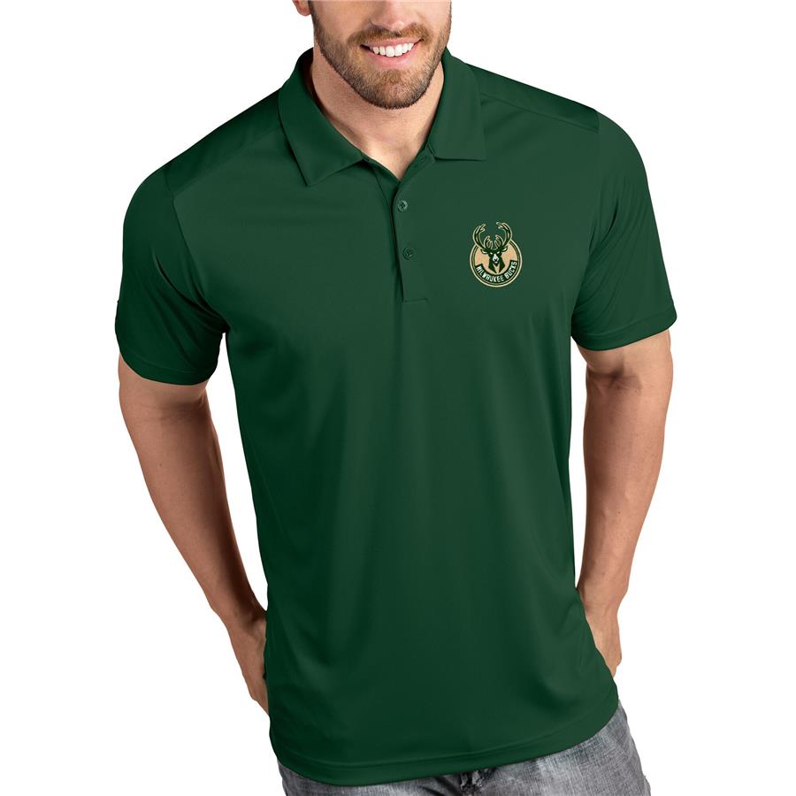 Milwaukee Bucks Antigua Tribute Polo - Green